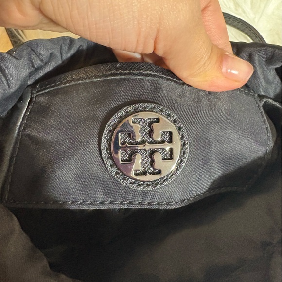 Tory Burch Flower Cluster Bead Stone Satin Bag - Picture 5 of 6